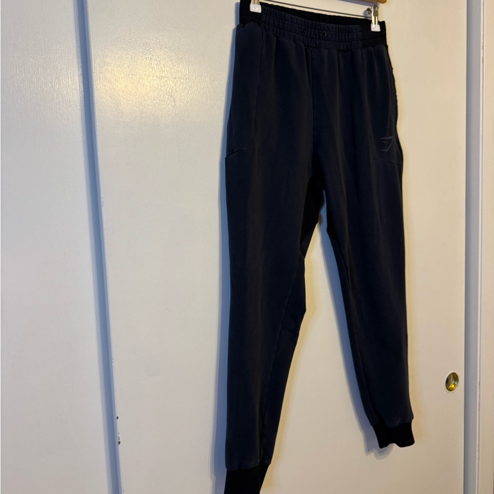 Gymshark Black‎ Athletic Joggers with Logo - Picture 4 of 10